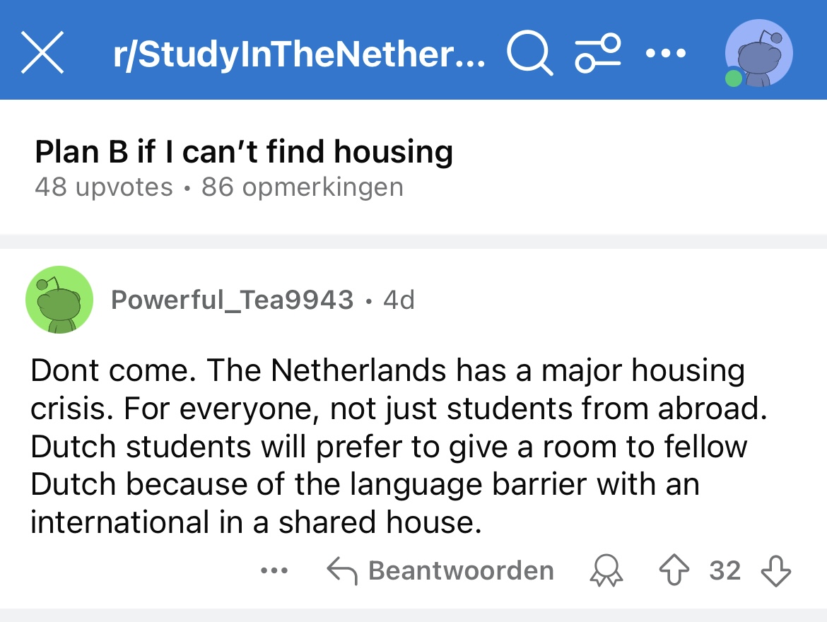 A Reddit post 